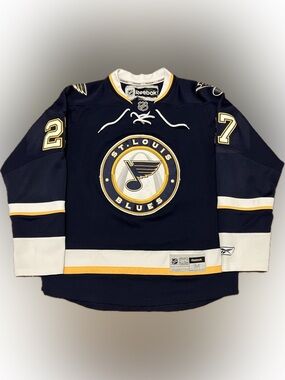 St Louis Blues Alex Pietrangelo Arch Alt Reebok NHL Hockey Jersey Size M